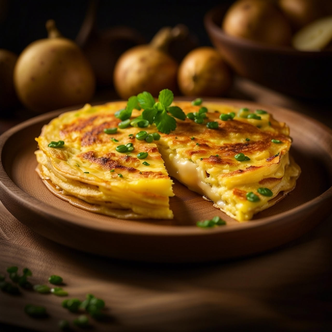 Frittata di patate e cipolle