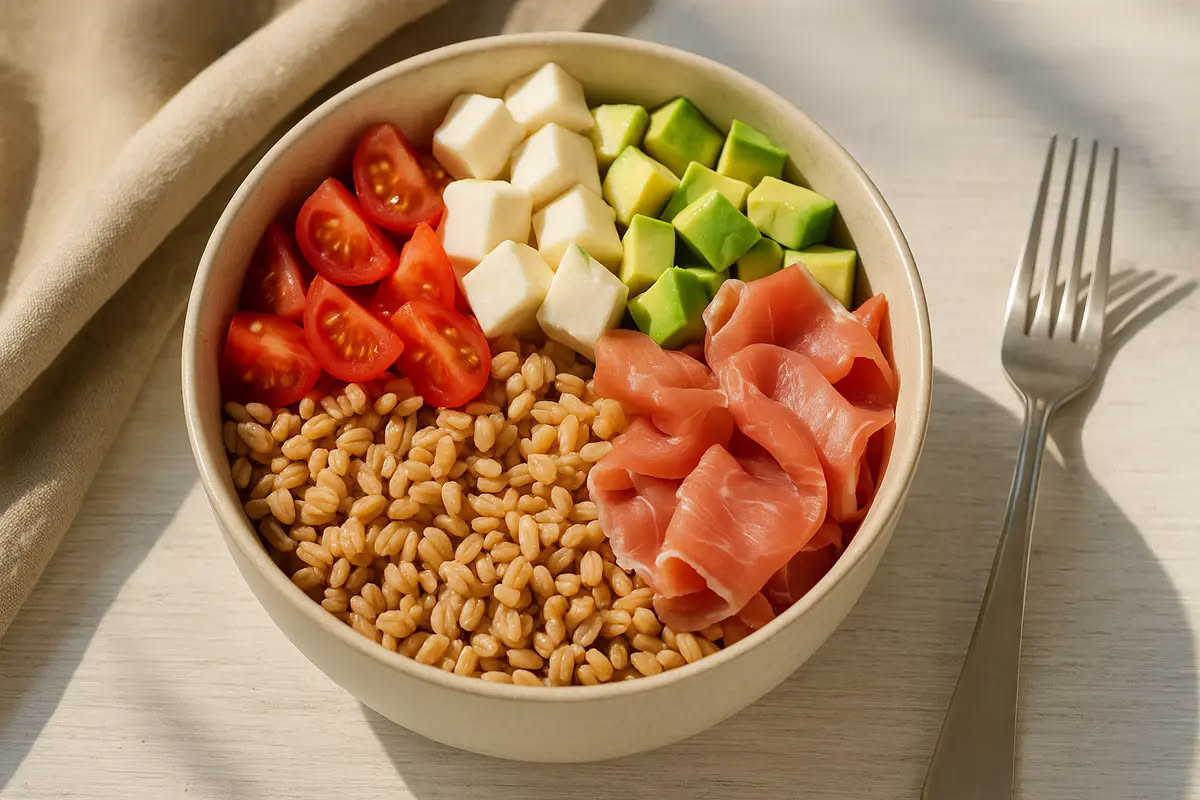 Insalata di gamberi e avocado