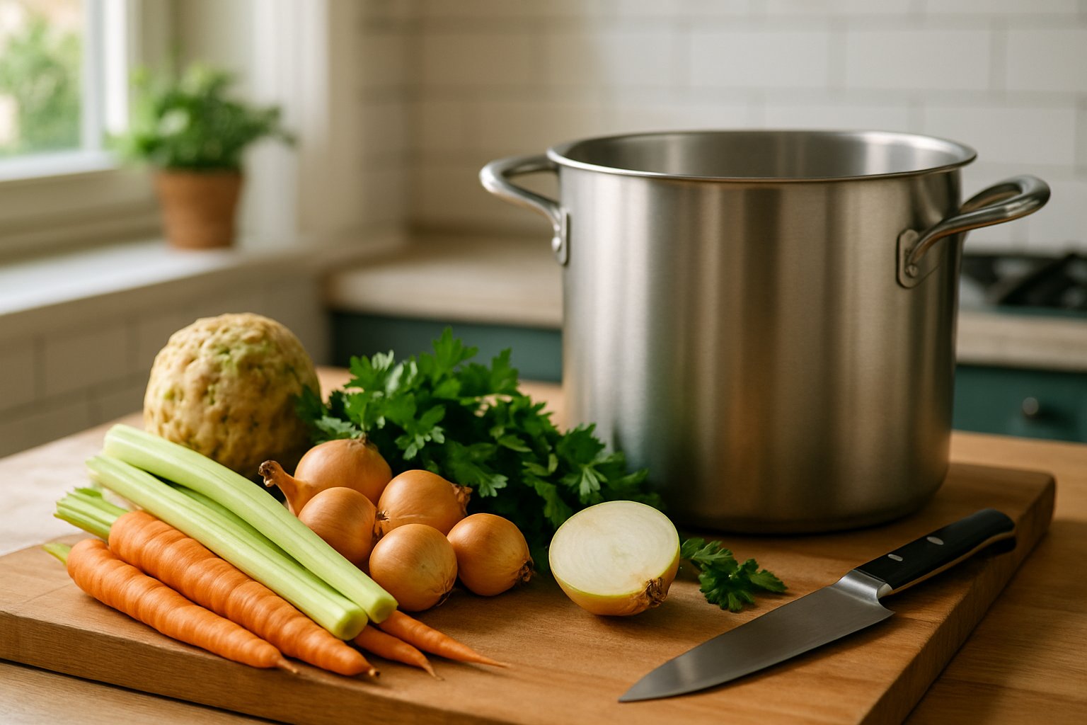 Lezione 25 - Il brodo vegetale: la base pulita