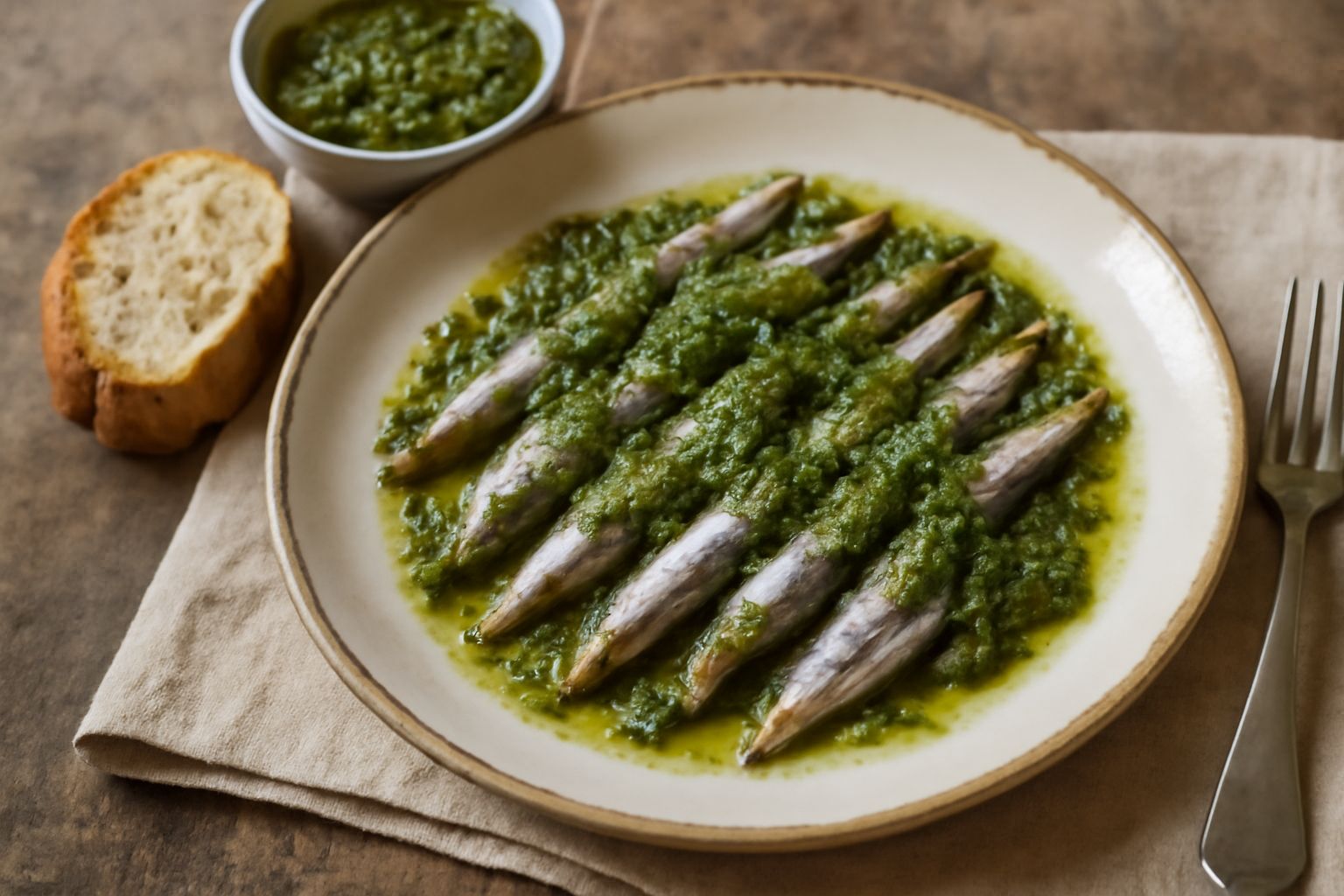 Acciughe in salsa verde: il piatto che non conosce stagioni