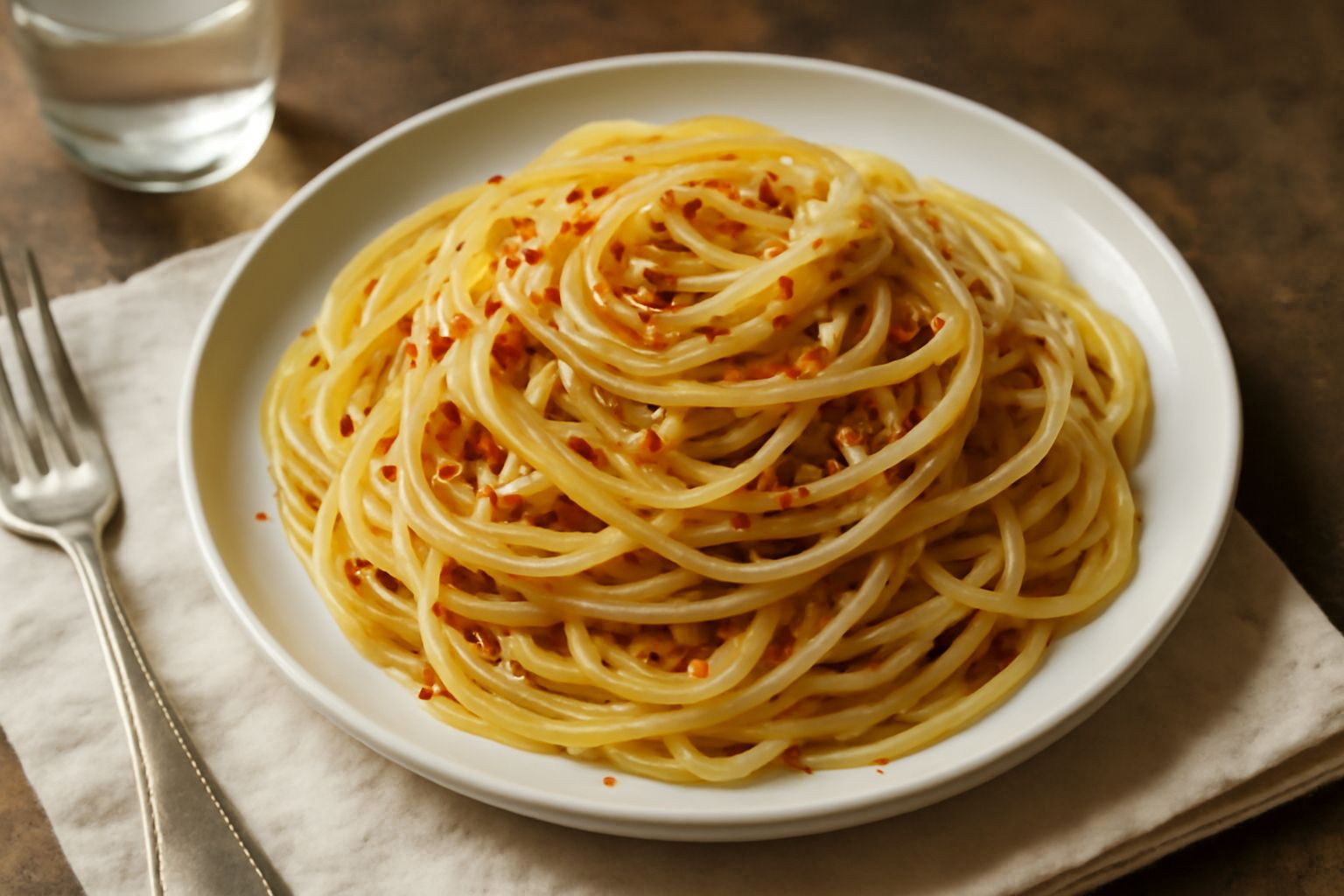 Aglio olio e peperoncino