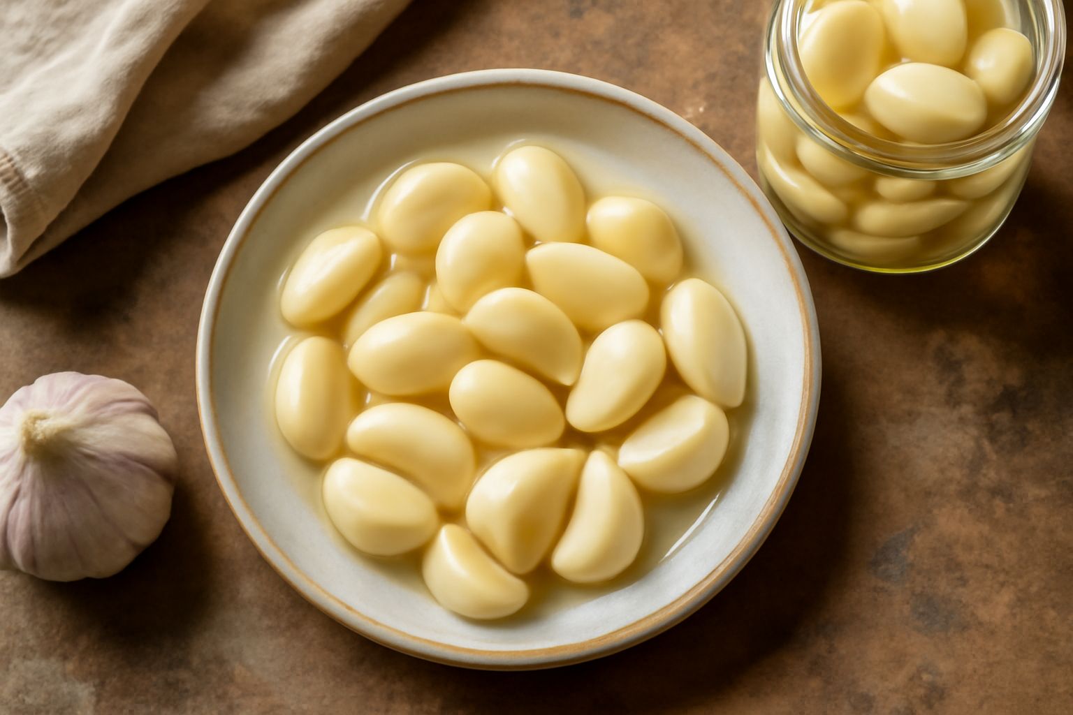 Aglio sott'aceto