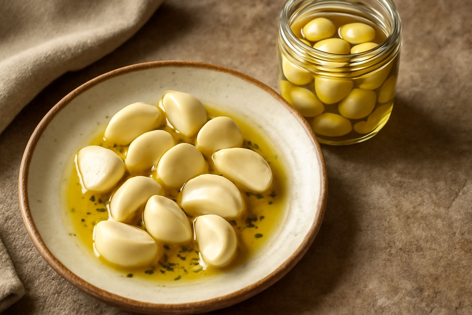 Aglio sott'olio