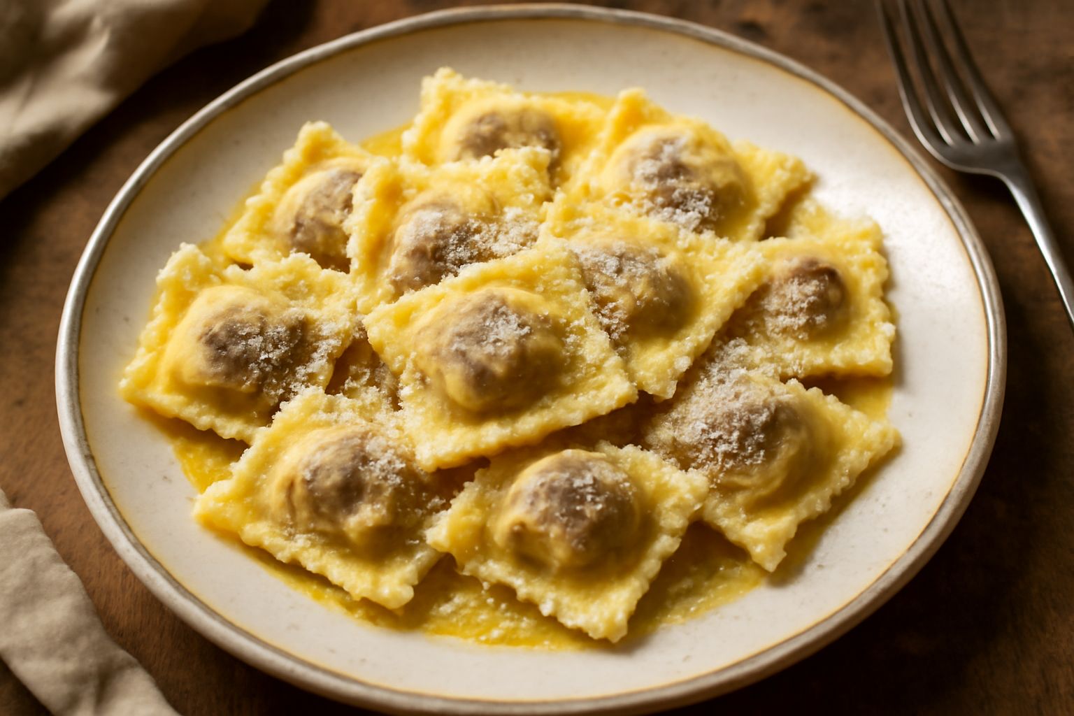 Agnolotti ai funghi