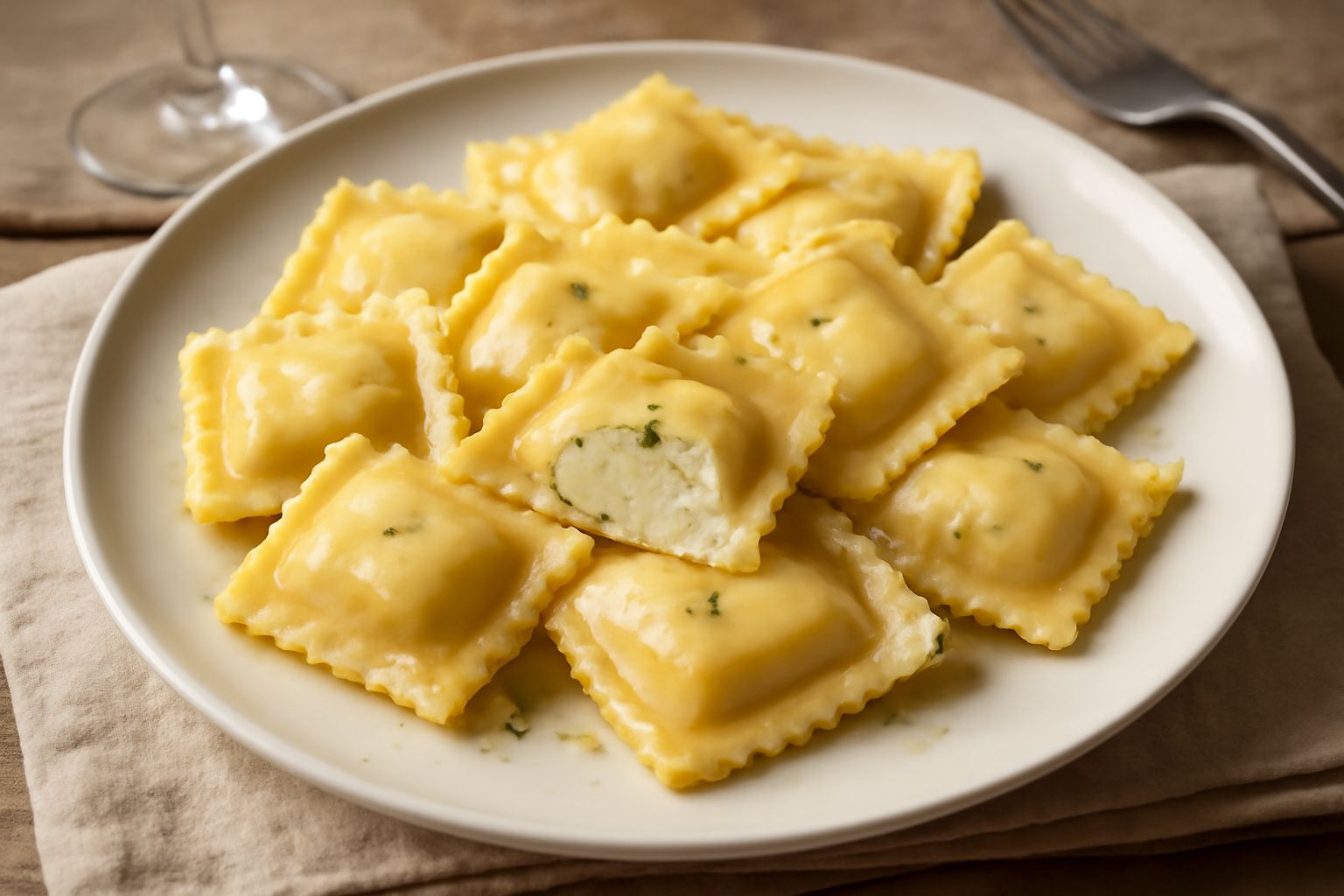 Agnolotti di ricotta