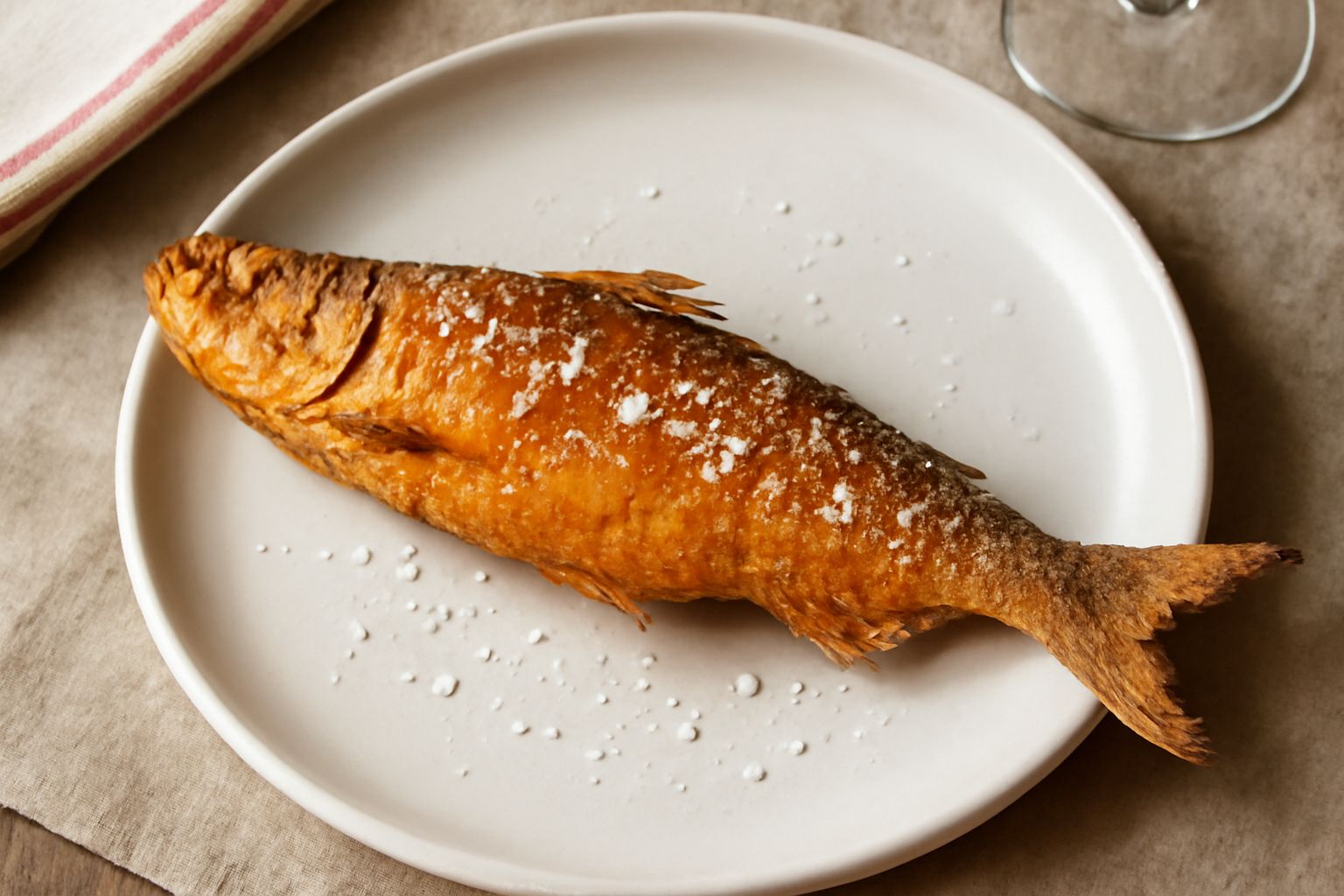 Agone salato e fritto