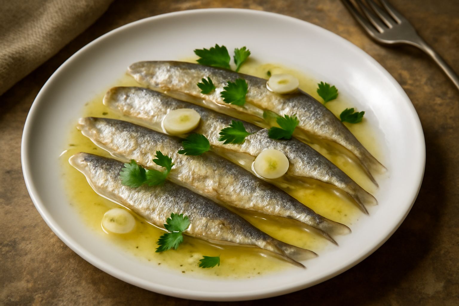 Alaccia marinata: pesce delicato e nutriente che rinfresca il palato con leggerezza