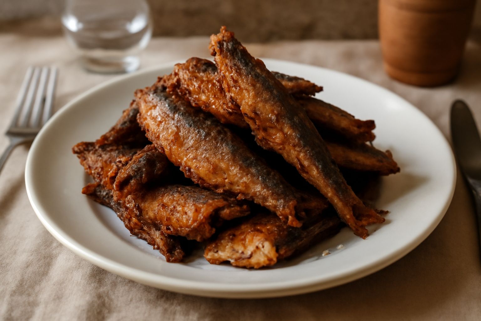 Alaccia salata e fritta