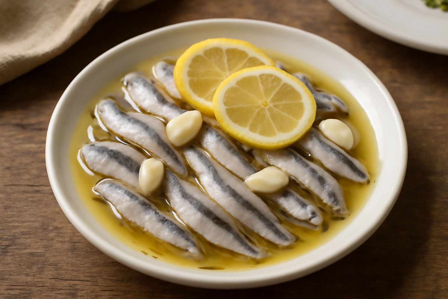 Alici marinate al limone