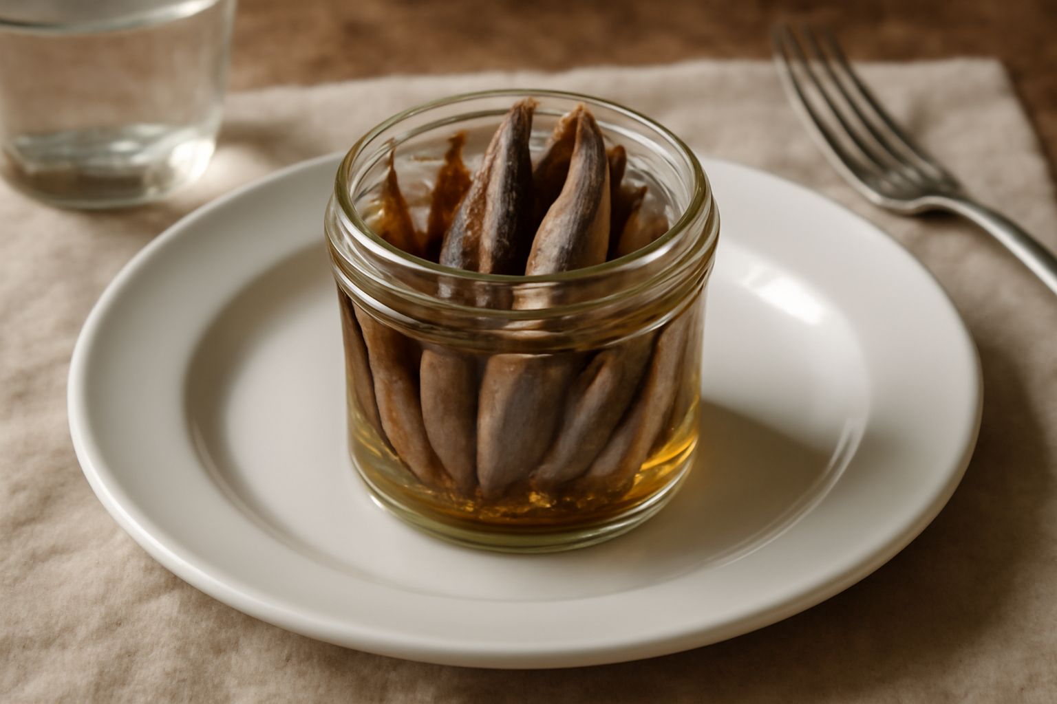 Alici salate sotto olio