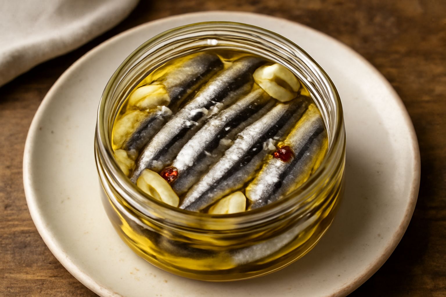 Alici sotto olio