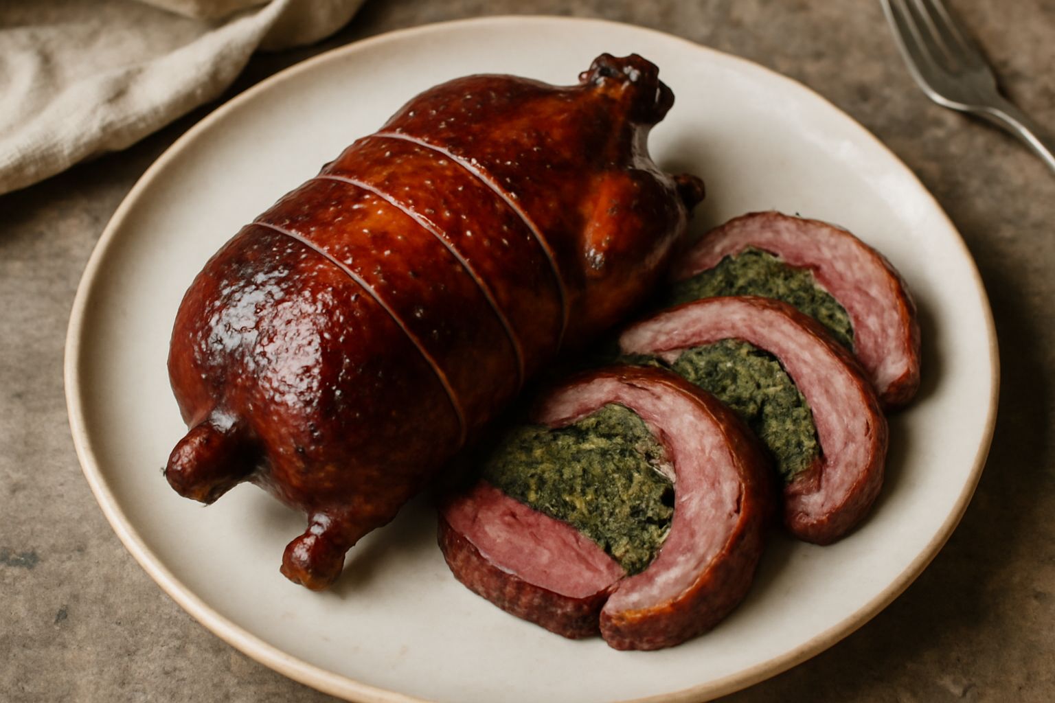 Anatra in porchetta