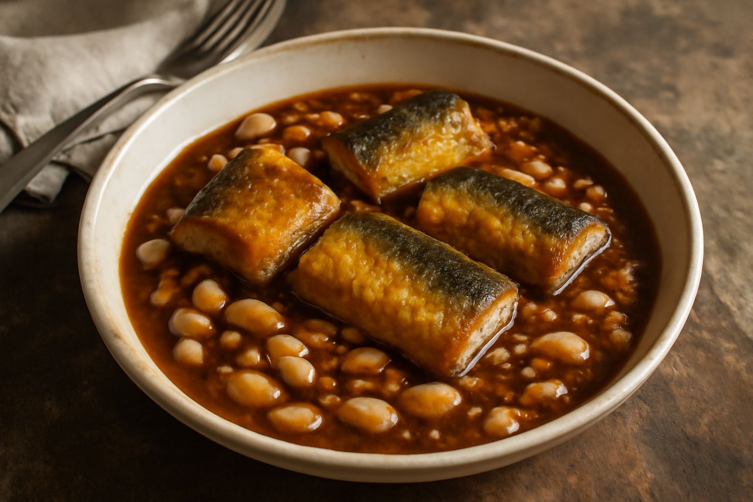 Anguilla e fagioli