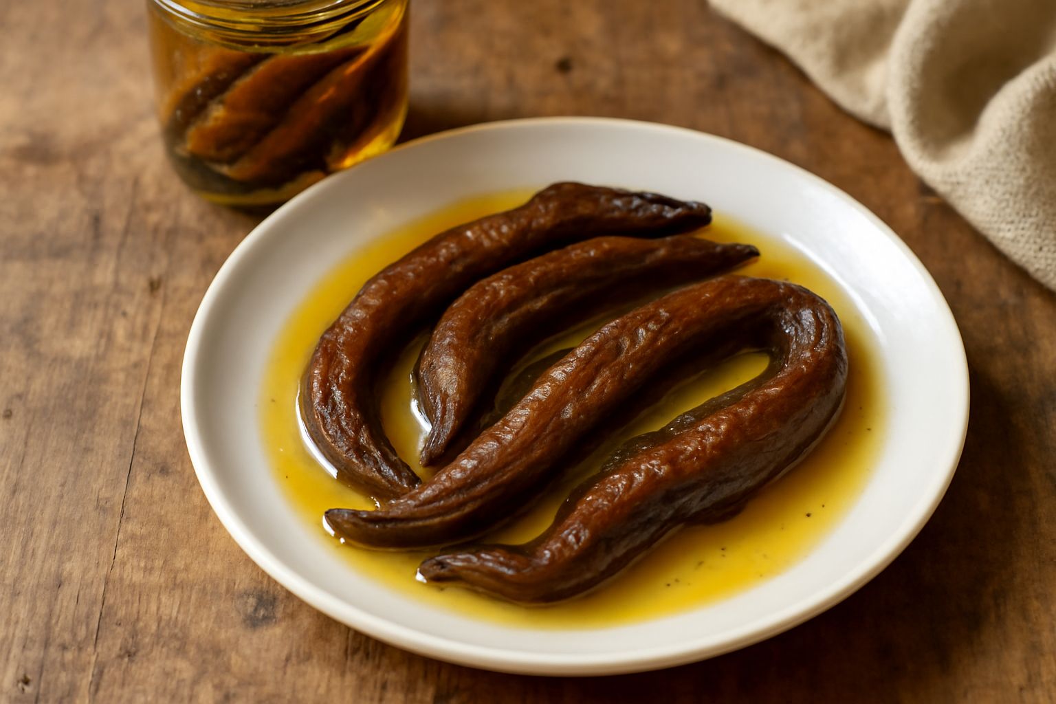 Anguille affumicate sott'olio
