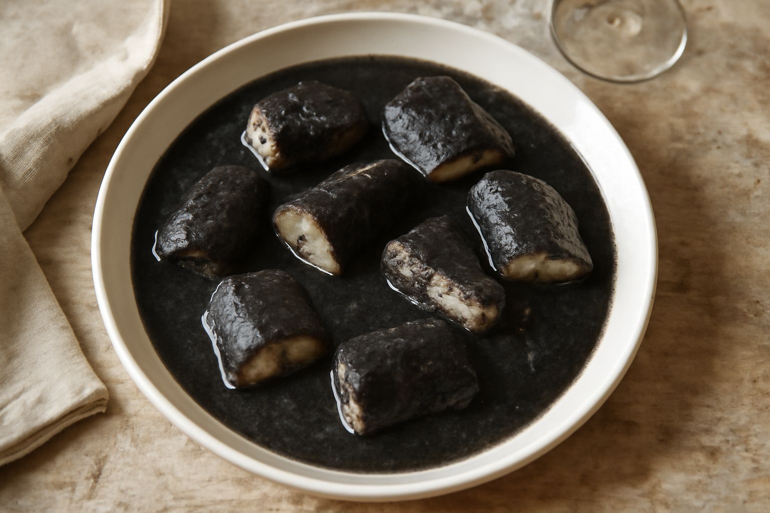Anguille al nero