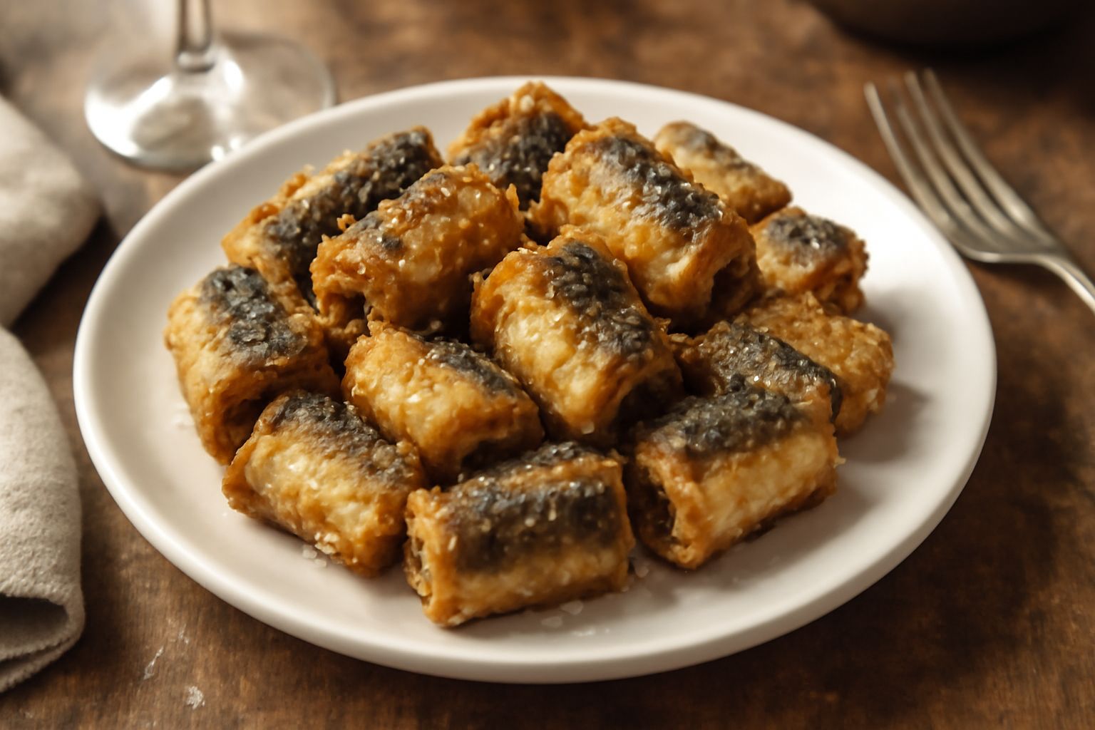 Anguillette fritte