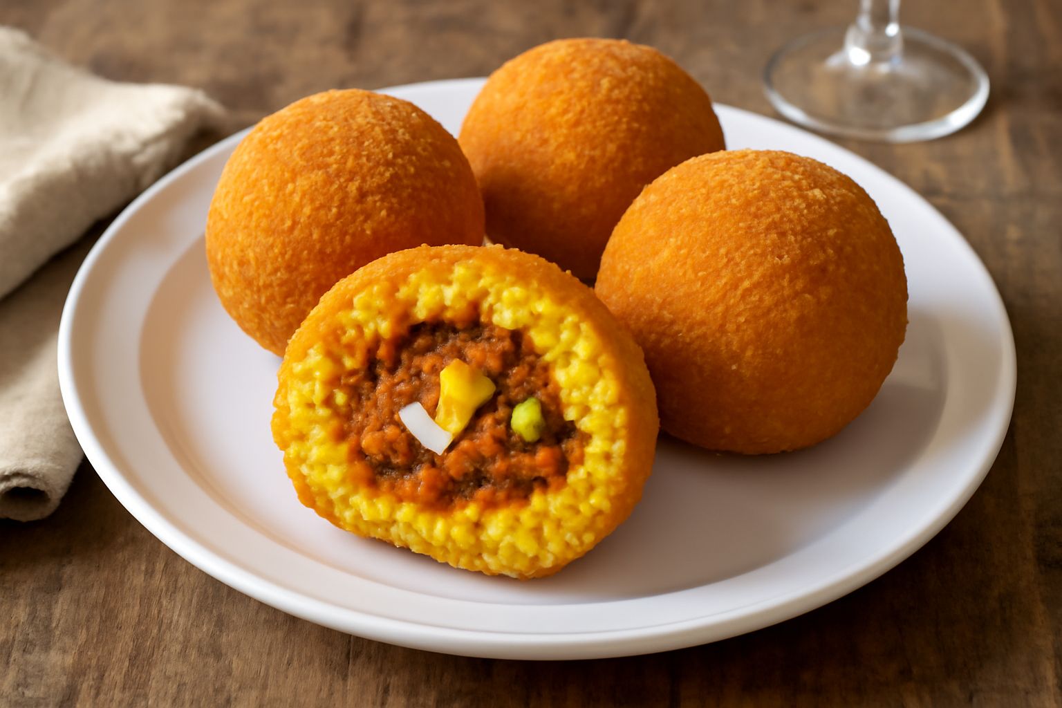 Arancini cu' la ragù