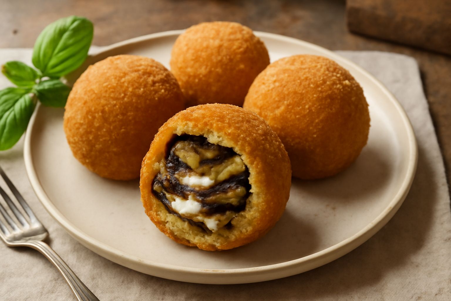 Arancini di melanzane