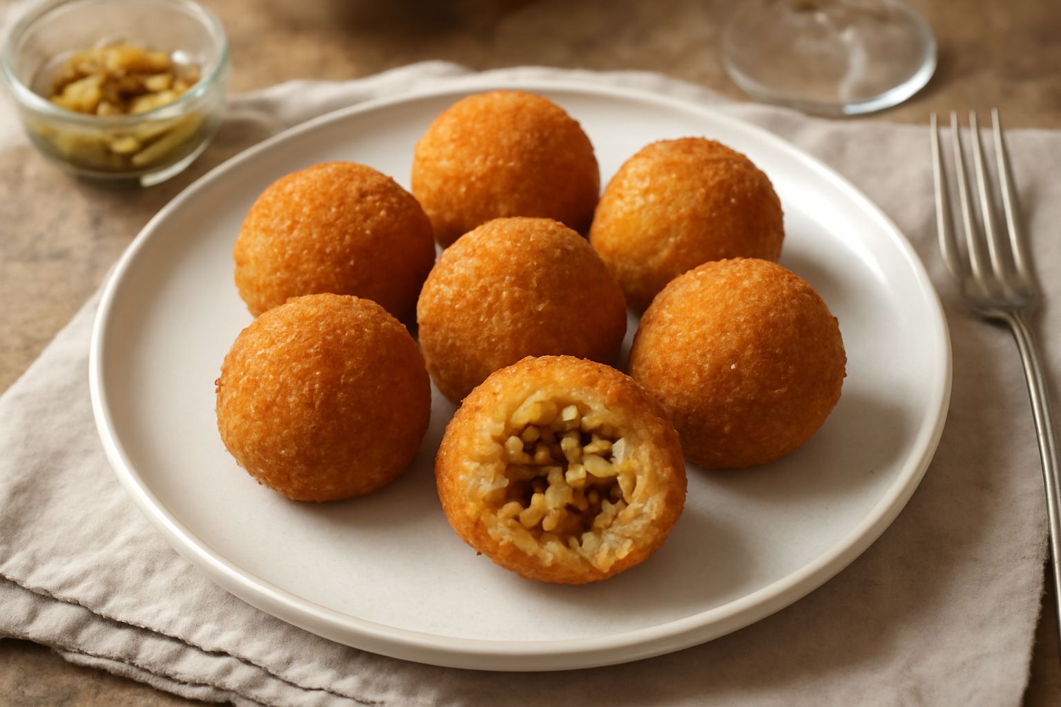 Arancini di melanzane sott'olio