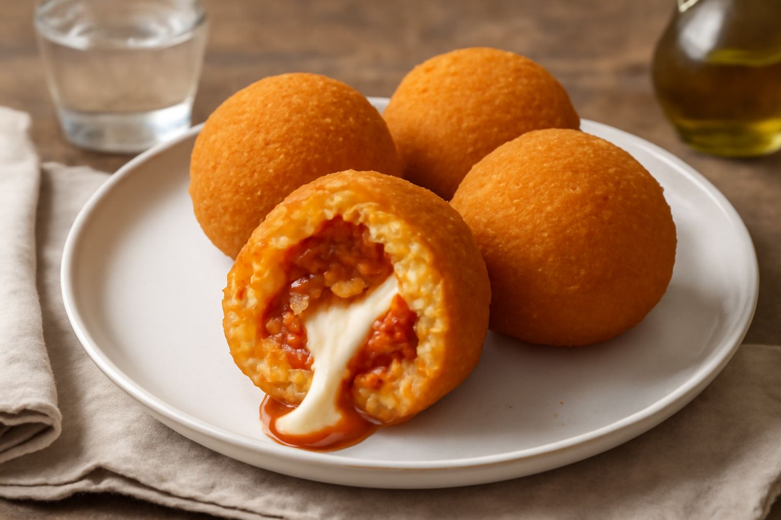 Arancini di riso conservati