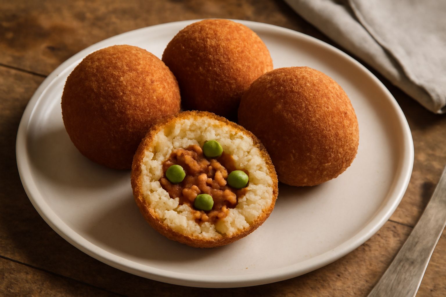 Arancini di riso e ragù