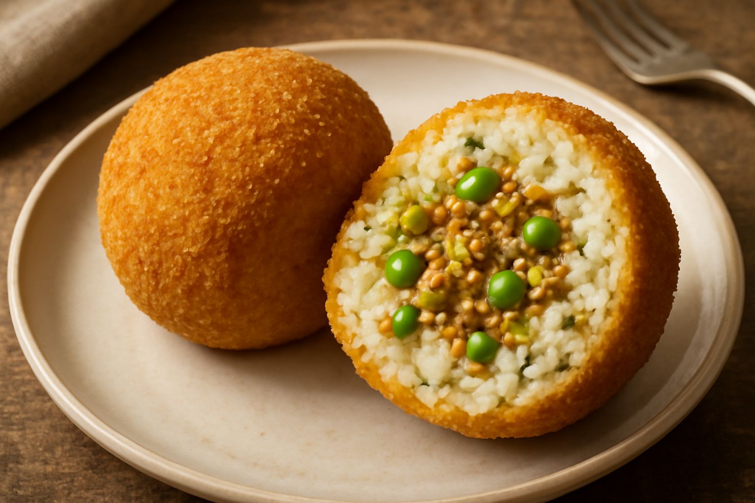 Arancino al pistacchio