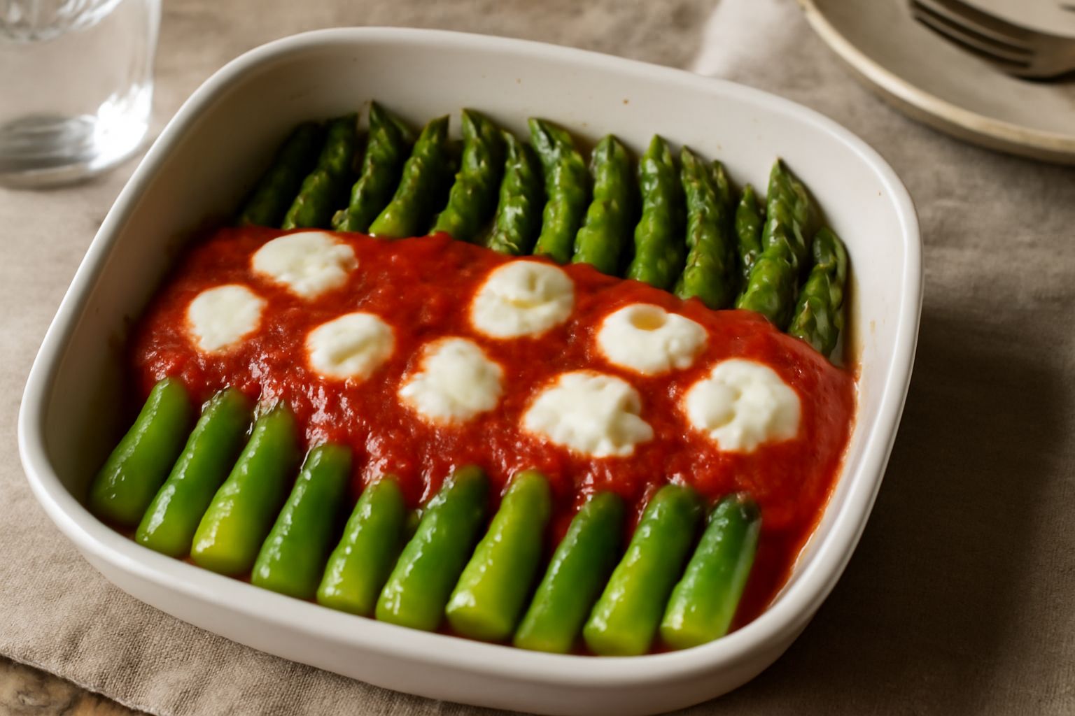 Asparagi alla parmigiana