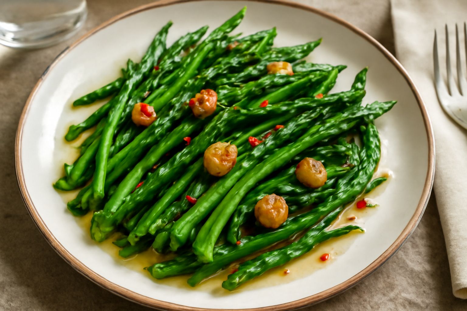 Asparagi selvatici trifolati