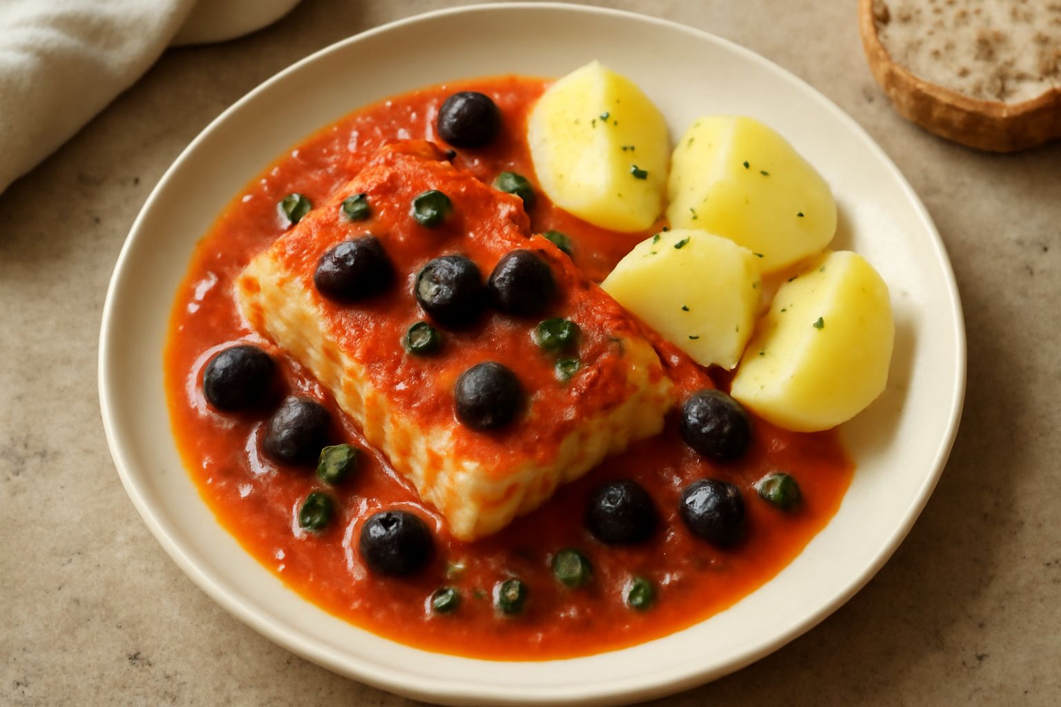Baccalà alla livornese