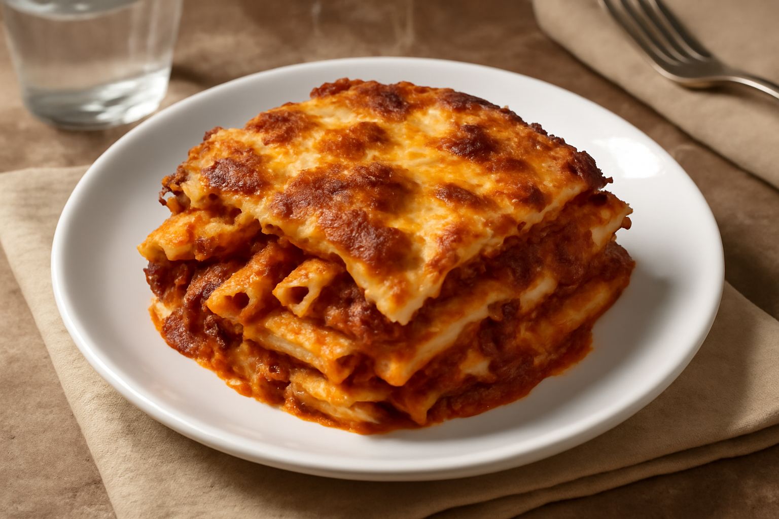 Pasta al forno con ragù