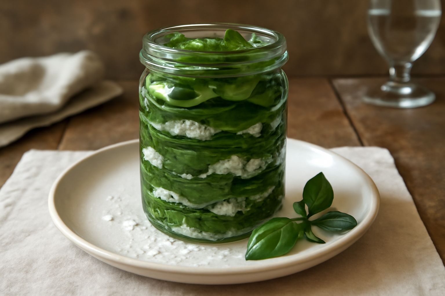 Basilico sotto sale