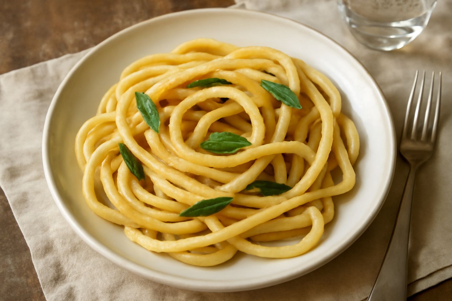 Bigoli all'uovo