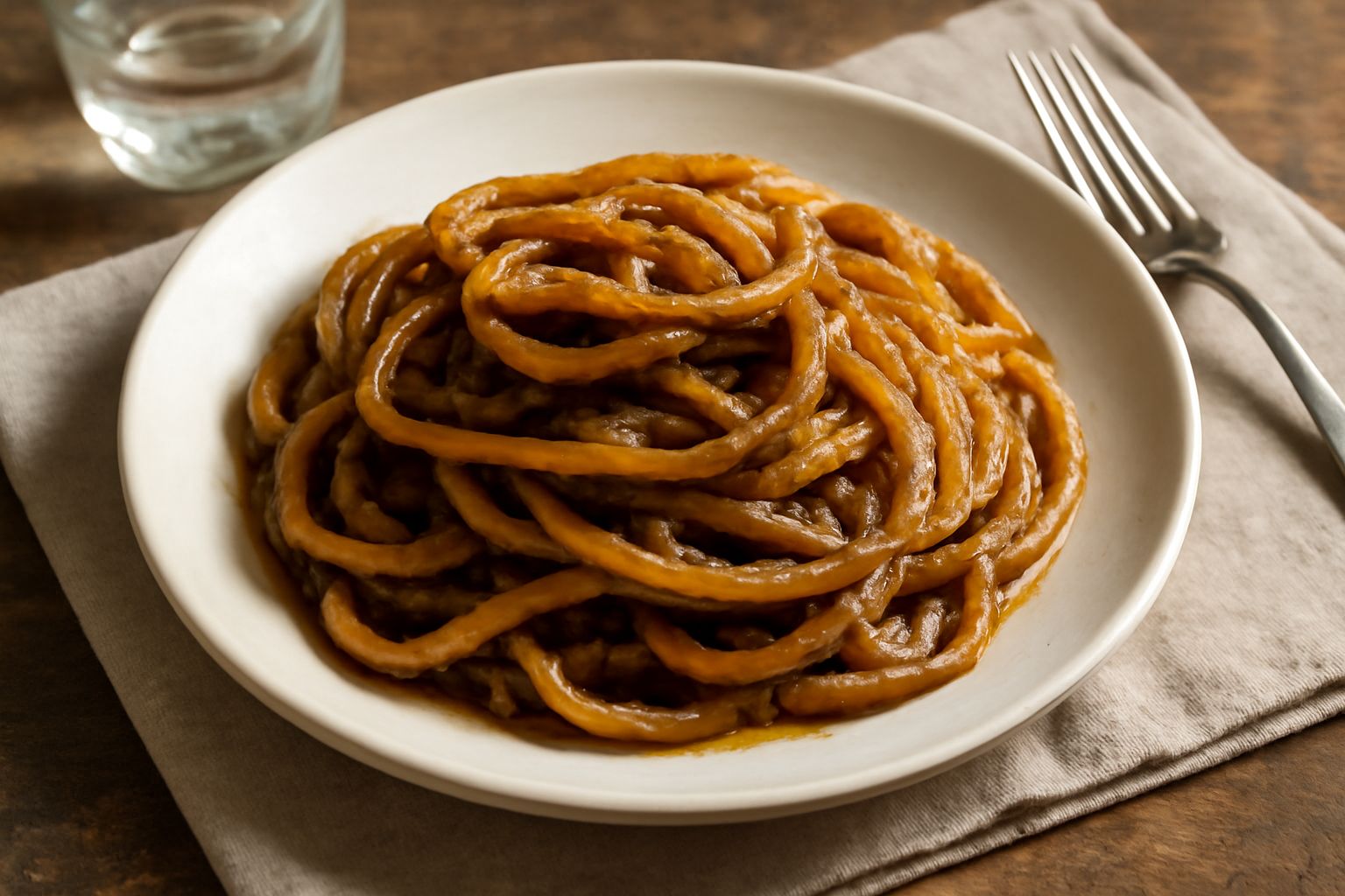 Bigoli in salsa d'acciughe