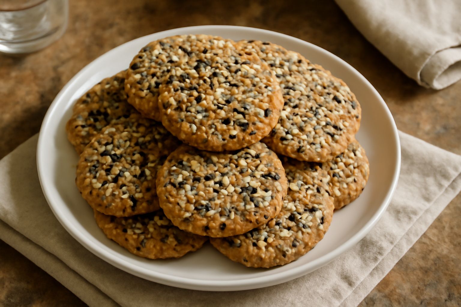 Biscotti con sesamo
