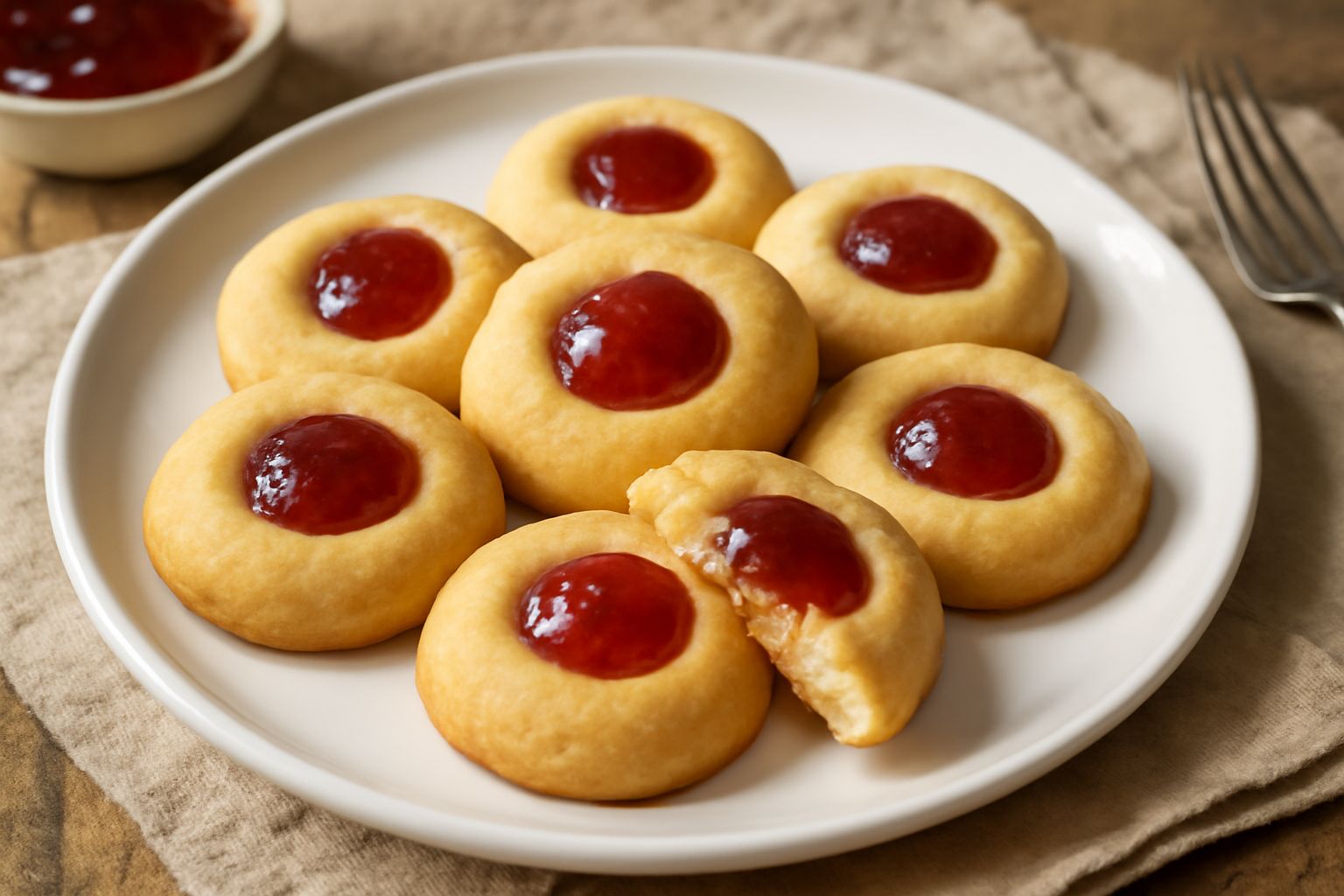 Biscotti ripieni di marmellata