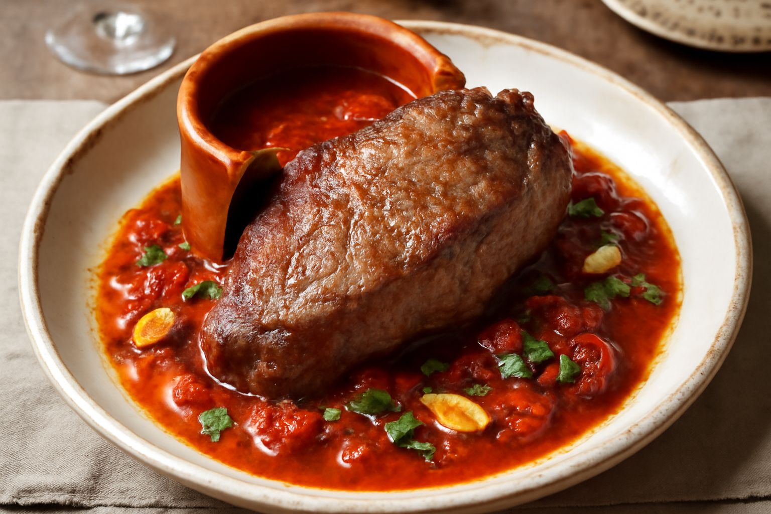 Bistecca alla pignata