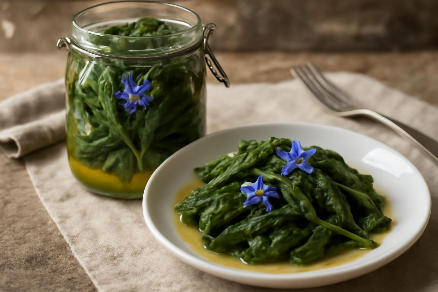 Borragine conservata
