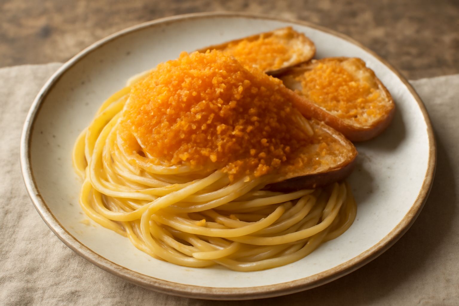 Bottarga fresca grattugiata