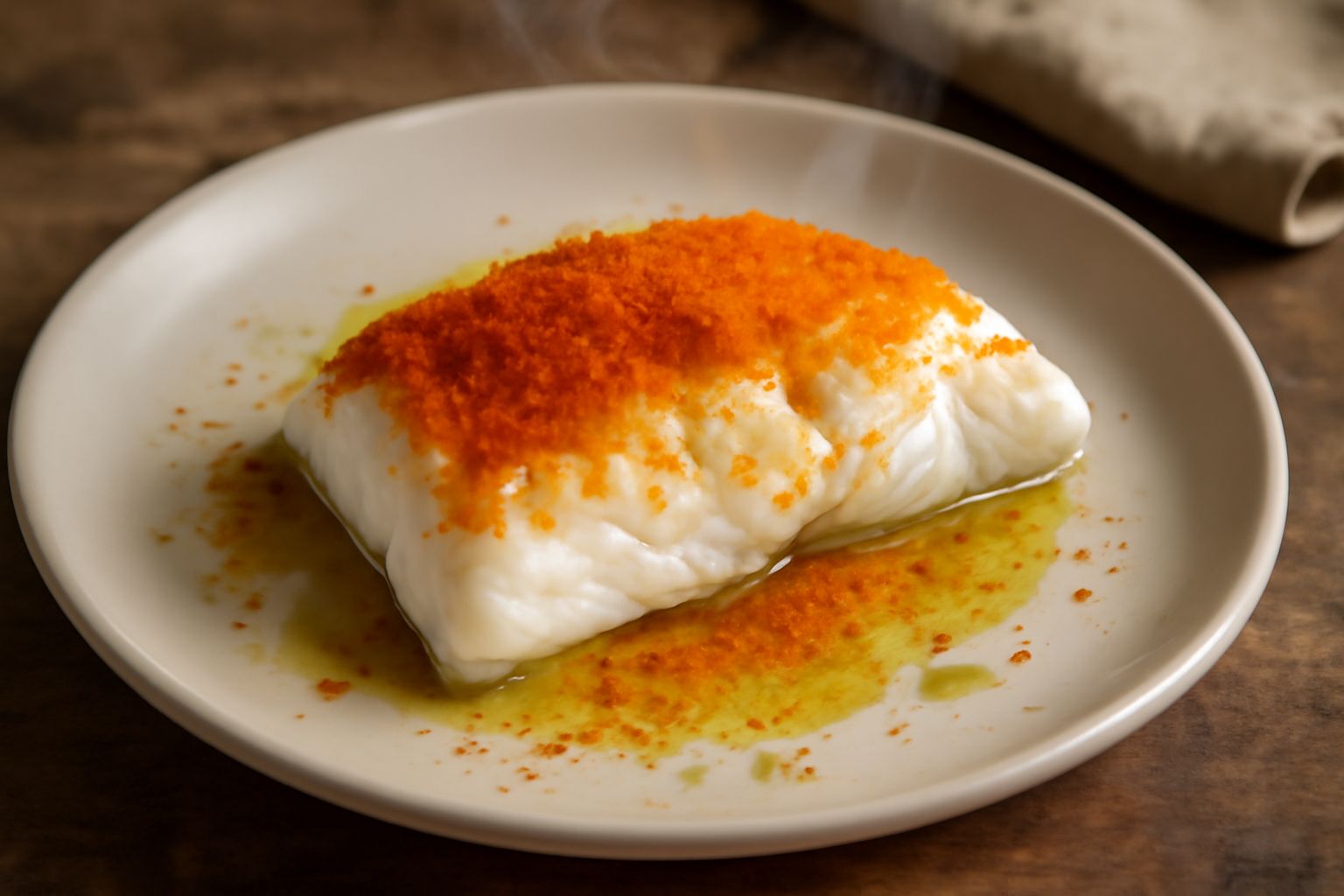 Bottarga grattugiata sul pesce