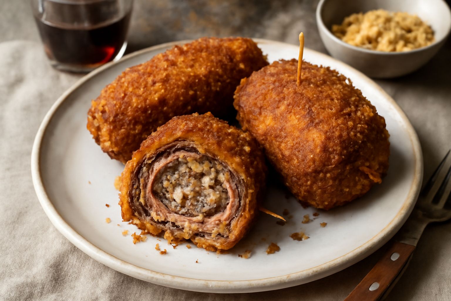 Braciole in crosta