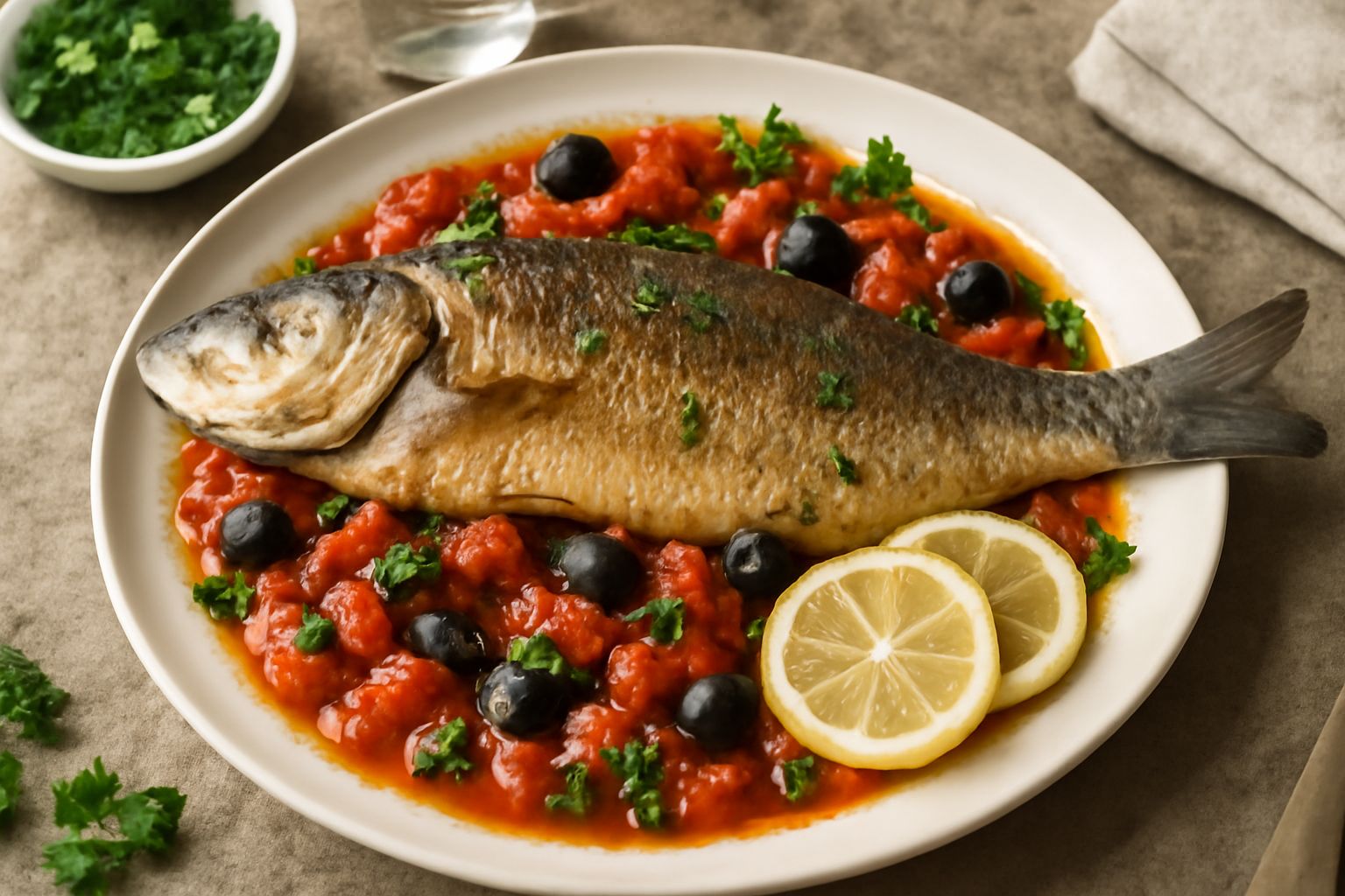 Branzino alla pugliese