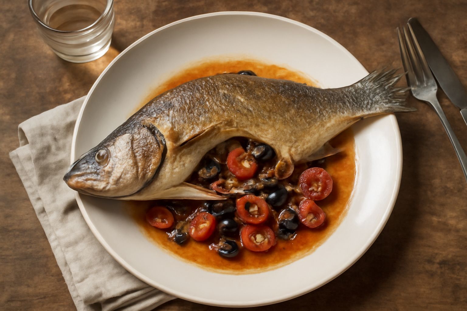 Branzino alla siciliana