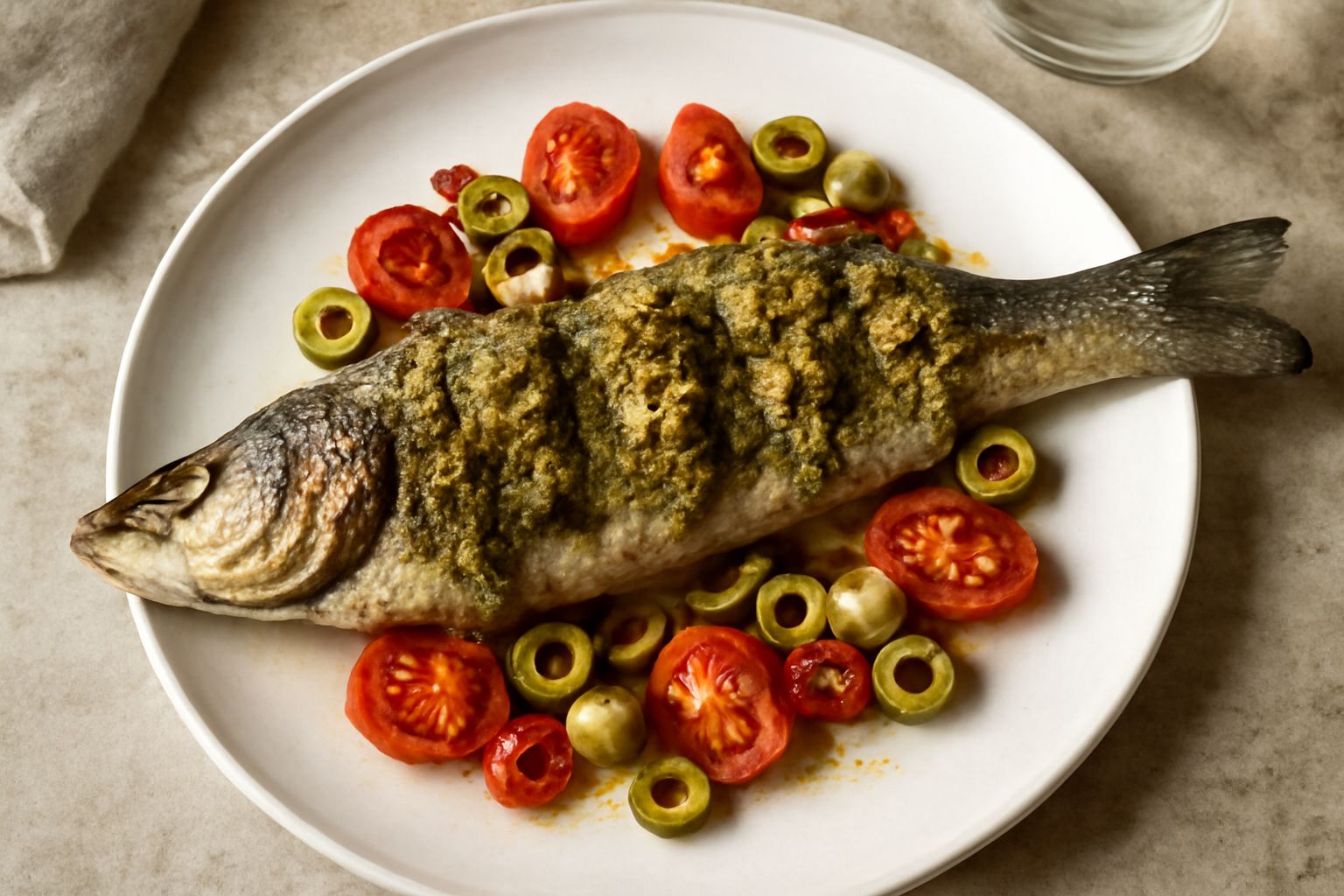 Branzino alla trapanese