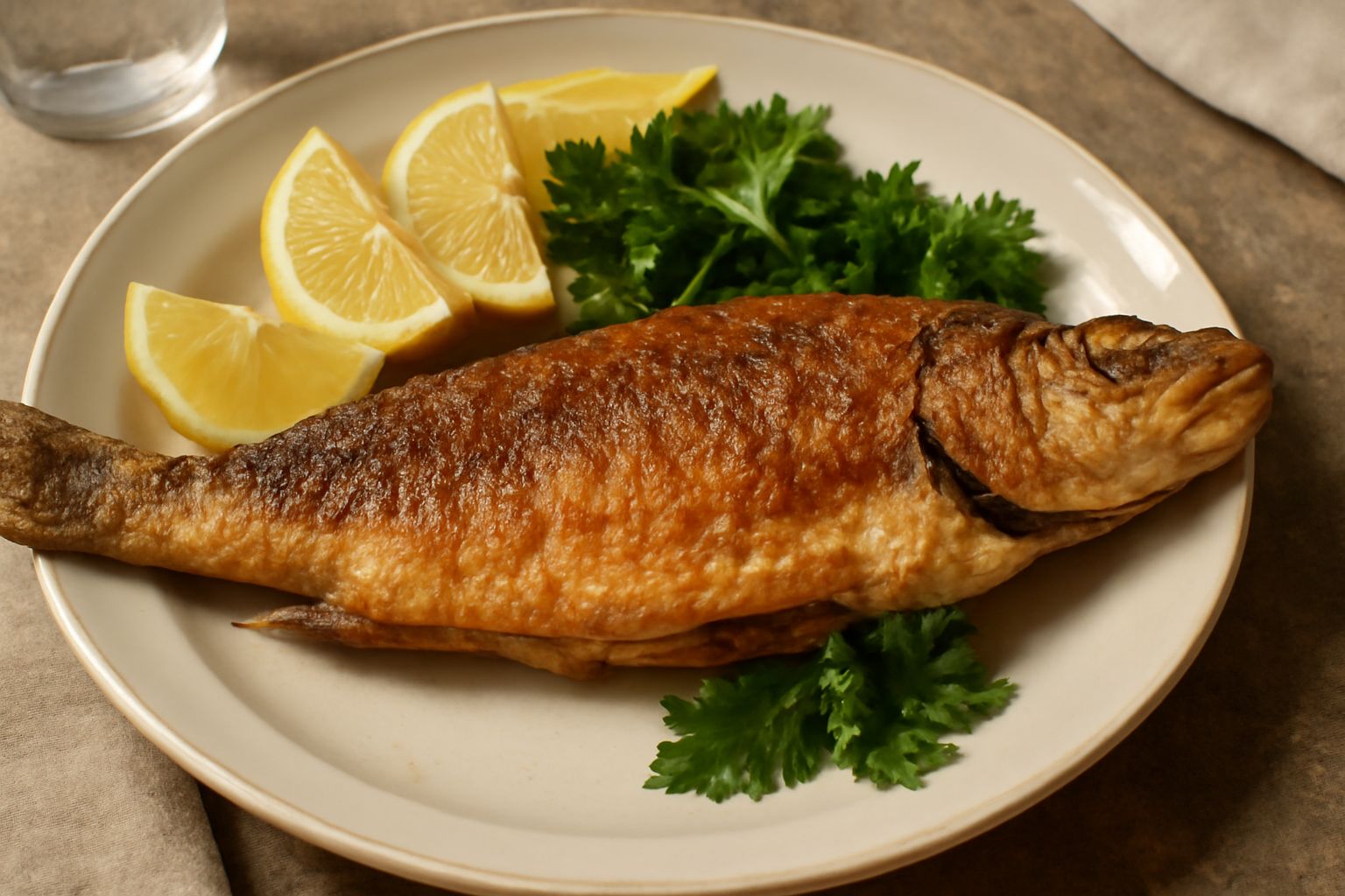 Branzino fritto