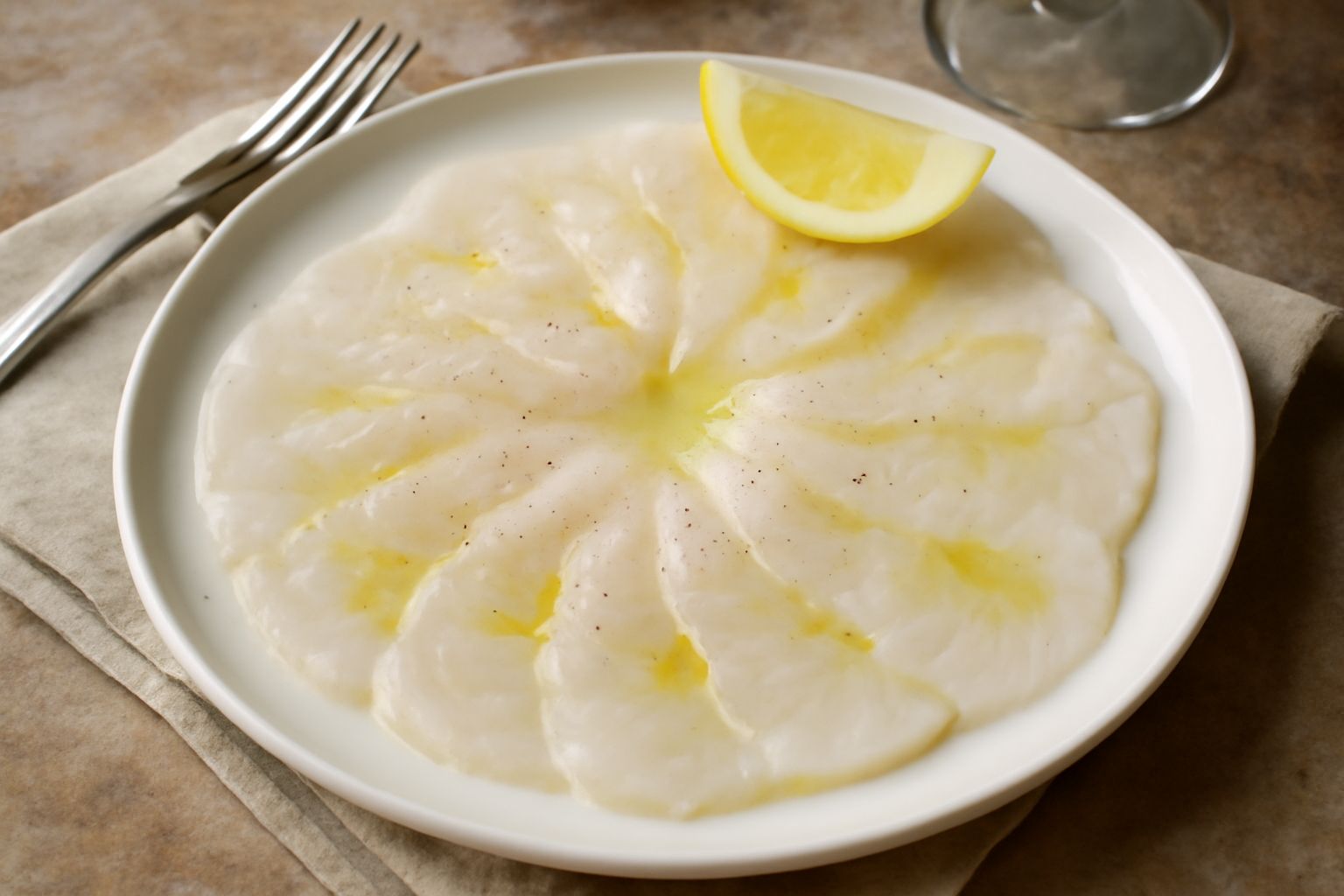 Branzino in carpaccio