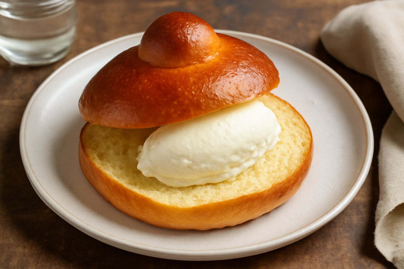 Brioche cu' gelatu