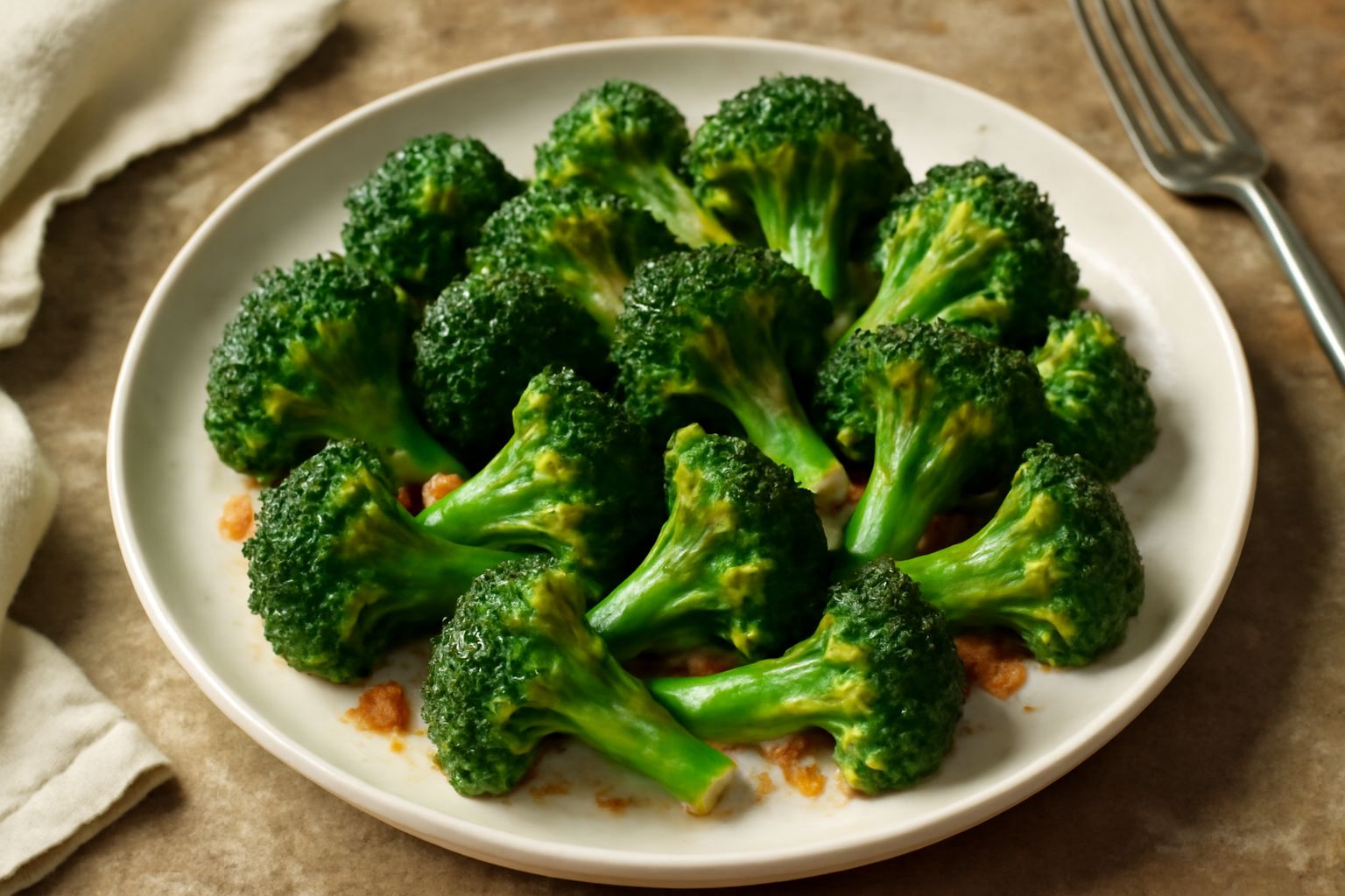 Broccoli al vapore ripassati