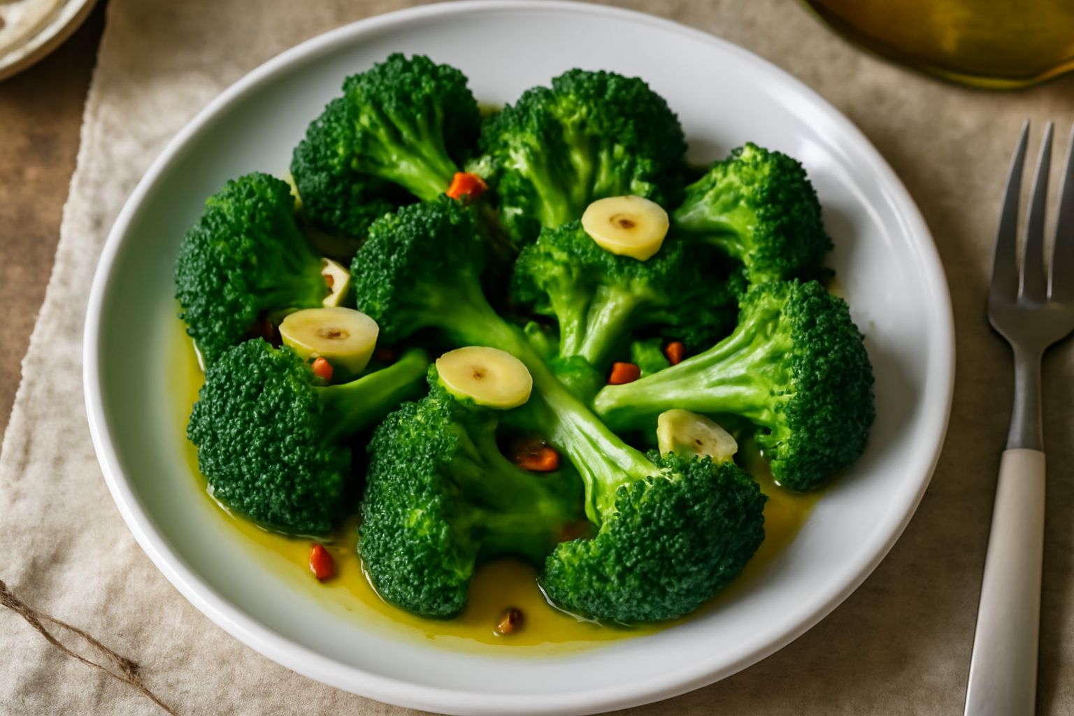 Broccoli all'aglio
