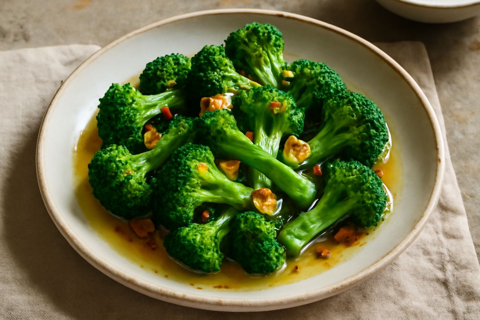 Broccoli all'aglio e olio