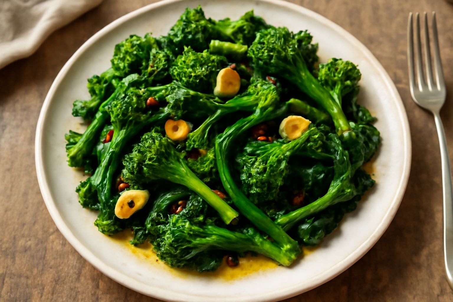 Broccoli di rapa ripassati: croccantezza che rinvigorisce con ferro e vitamine